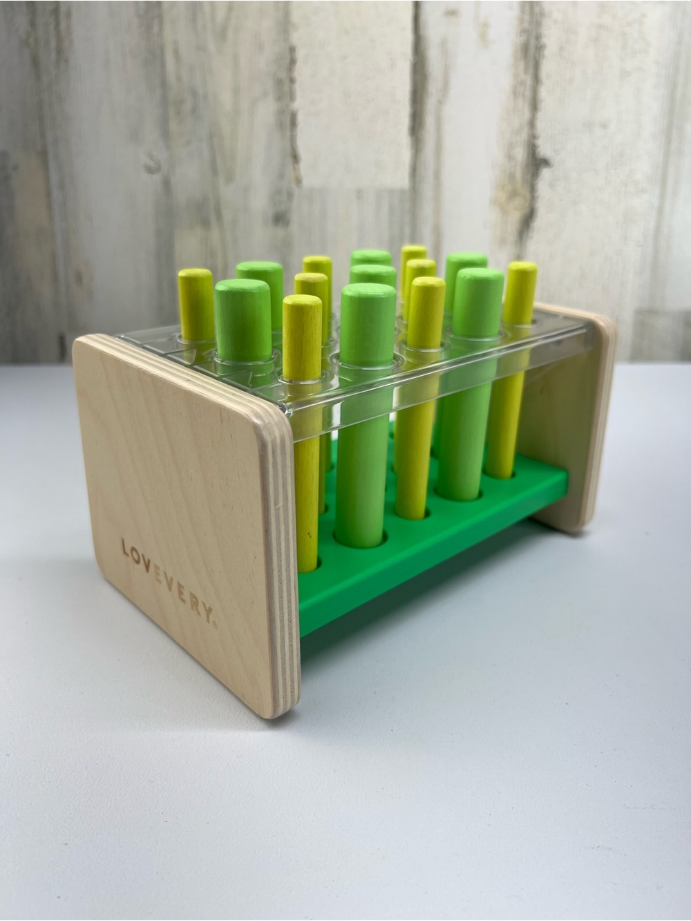 Lovevery Wooden Posting Stand Montessori Inspired Fine Motor Toy